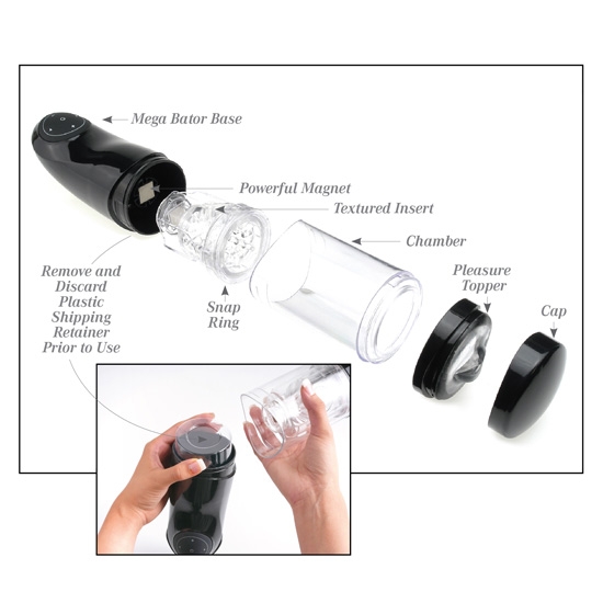 Авто-мастурбатор Pipedream Mega-Bator Pussy