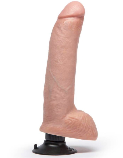 Фаллос-вибратор 9&quot; Vibrating Cock with Balls