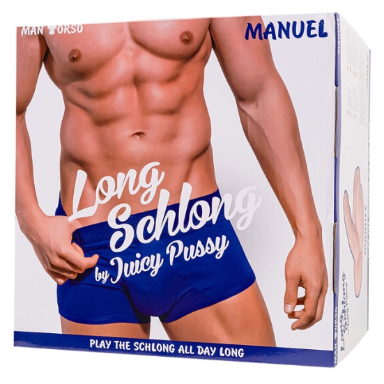 Мастурбатор-анус с фаллосом ToyFa Manuel